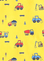 Mars Infiniti Blue Color Stylish Half T Shirt - Yellow