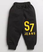 Mars Infiniti Boys & Girls Casual Sweatshirt Track Pants (Yellow)