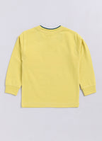 Mars Infiniti Boys Casual T-shirt Track Pants (Yellow)